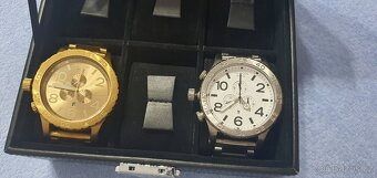 Nixon Zlaté hodinky aj strieborne veľká nad 5cm priemer - 13