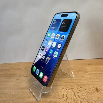 iPhone 15 Pro 256GB, nature, 100% baterie, eSIM (rok záruka) - 13