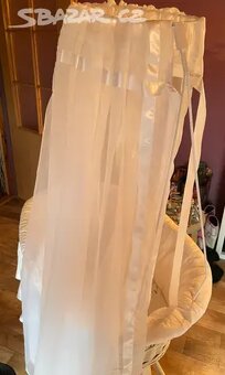 Proutěná postýlka - košík na spaní - 13