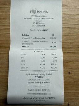Apple iPhone 13 PRO 128 GB vada procesoru - 13