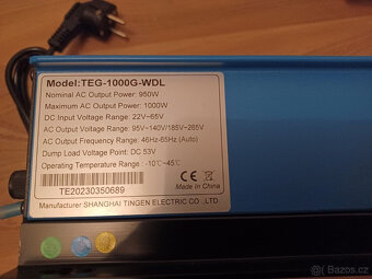 Větrná turbína SkyWind 1 000 W 230 V Verze 5,6, větrná turbí - 13