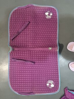 Prodám jezdecký pad a drezurní podsedlovou dečku s čabrakou - 13