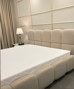 Manželská postel , uplne nový . Bezový  | 180x200 - 13