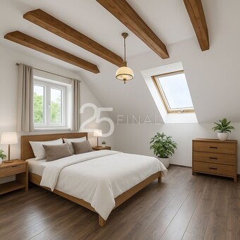 Prodej bytu 3+1+loft - 1/3 rodinného domu se zahradou ve Zví - 13