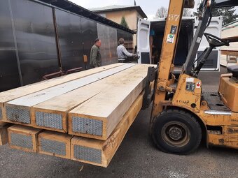 Dubové fošny, prkna, pražce a hranoly...přírodně sušené 15% - 13