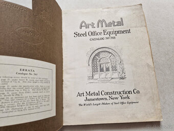 Starý katalog kancelářský nábytek trezory kartotéky 1923 - 13