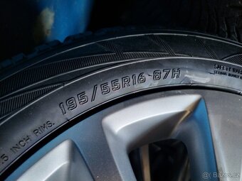 original al kola opel corsa 4x108 + 195/55/16 zima - 13