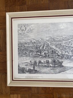 Sadelerův prospekt - dva obrazy Prahy 1606 - 13