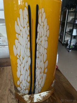 Luxusni české sklo, autorská váza- ŠKRDLOVICE - 13