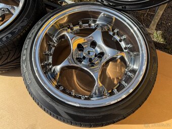 Alu kola 5x100 r16 Schmidt Space + letní pneu 215/40/16 - 13