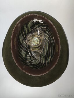Elegantní klobouk, Rockel velur, tm. zelený, pošta 69.-, - 13