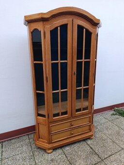 Rustikální vitrína, myslivecká, masív, Nábytek s příběhem - 13