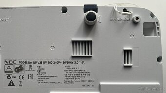Projektor NEC V281W - stav nového - 13