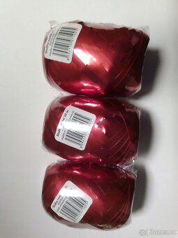 Vánoční ozdoby, dekorace barevné stuhy 10m a rozety Nové - 13