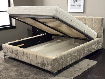 Manželská postel 180/200 a 160/200 úplně nové . - 13