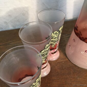 džbán a šest sklenic malovaná souprava - 13