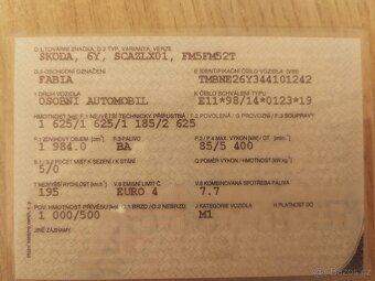 Škoda Fabia 1 generace - 13