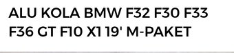ALU kola bmw r19 M403 - 13
