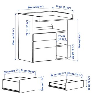 Přebalovací stůl Ikea Stuva - 13