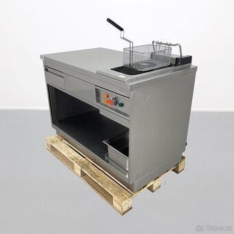 Elektrická fritéza - pracovní stůl se zásuvkou - 13