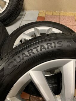 Alu kola Škoda R16 5X112 ZÁNOVNÍ CELOROČNÍ PNEU 205/55 R16 - 13