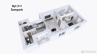Prodej, byt 3+1, 60,5 m², Šumperk - 13