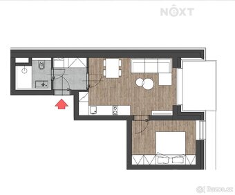 Prodej byt 2+kk, 38㎡ - 13
