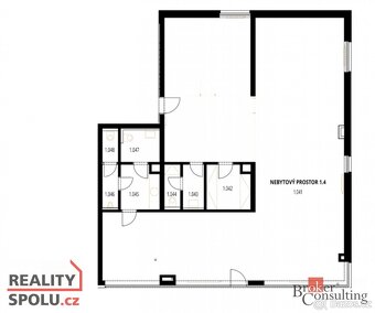 Pronájem, komerční/obchodní prostory, 182 m2, Měděná 3064/5, - 13