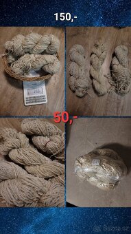 Příze na pletení/háčkování (bavlna, vlna, domácí přadénka) - 13