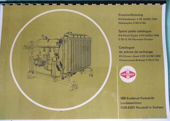 ombajn E 514 návod + kat. dílů + katalog dílů motor IFA - 13