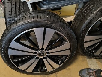 ALU kola Mercedes B 5x112 r18 Originál, pneu 5mm+TPMS - 13
