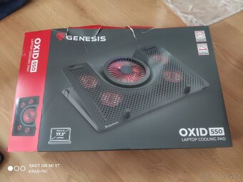 Genesis Oxid 550 chladící podložka pro notebook - 13
