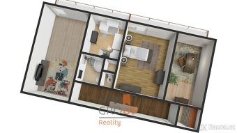 Prodej prosvětleného bytu 3+1 o rozloze 82 m2 s dvěma lodžie - 13