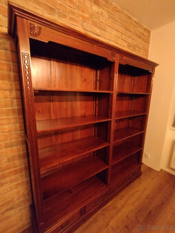 Dvojitý anglický regál knihovna. - 13