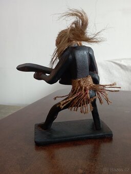 Dekorace dřevění muzikanti - 13