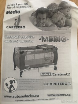 Cestovní postýlka Caretero medio - 13