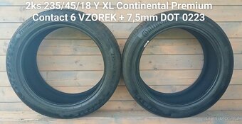 Letní 4ks 235/45/ R18 Y XL Continental  Premium Contact 6 - 13