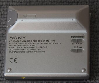 MINIDISC / minidisk recorder SONY MZ-R70, manual, MD media - 13
