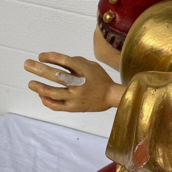 Souprava všech 10 soch Moriskentänzer velké dřevěné - 13