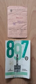 Vlasový hygrometr - analogový vlhkoměr historický - 13