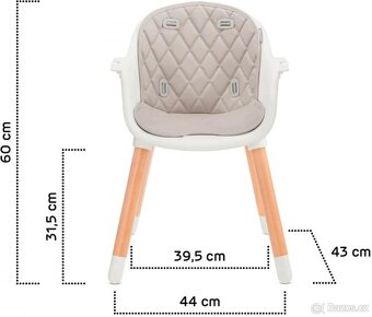 Nová dětská jídelní židle/křesílko Kinderkraft sleva 50% - 13