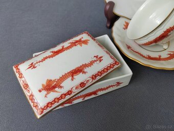 Luxusní porcelánová čajová sada Dresden (1918-1925) - 13