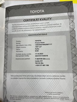 Proace Verso 2.0 Diesel, 106kw M1 - 8 míst - 13