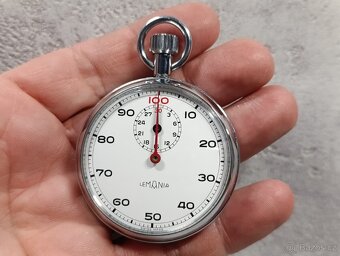 Vojenské dělostřelecké švýcarské stopky Lemania - 13