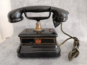 Dánský historicky starý telefon JYDSK do vaší sbírky, muzea - 13
