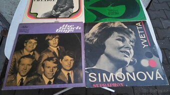 Měděné talire,sklo ,obraz, Lp desky - 13