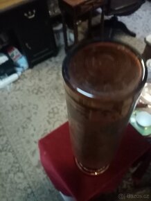 Starožitná skleněná váza - 13