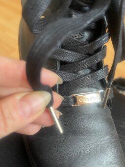 Kožené kanady Calvin Klein boty - originál - 13