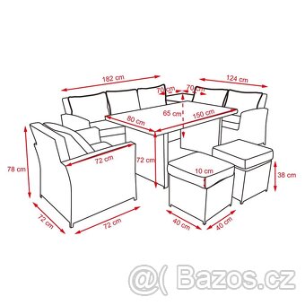 Zahradní ratanový nábytek Avenberg Sydney - 13