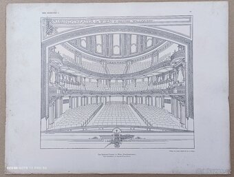 Originální litografické listy z „Der Architekt“ (1895 - 13